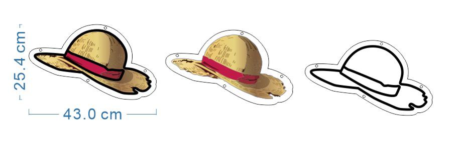 Straw Hat Pirate Neon Sign