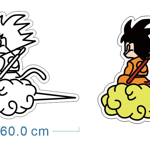 Goku on Flying Nimbus Neon Sign