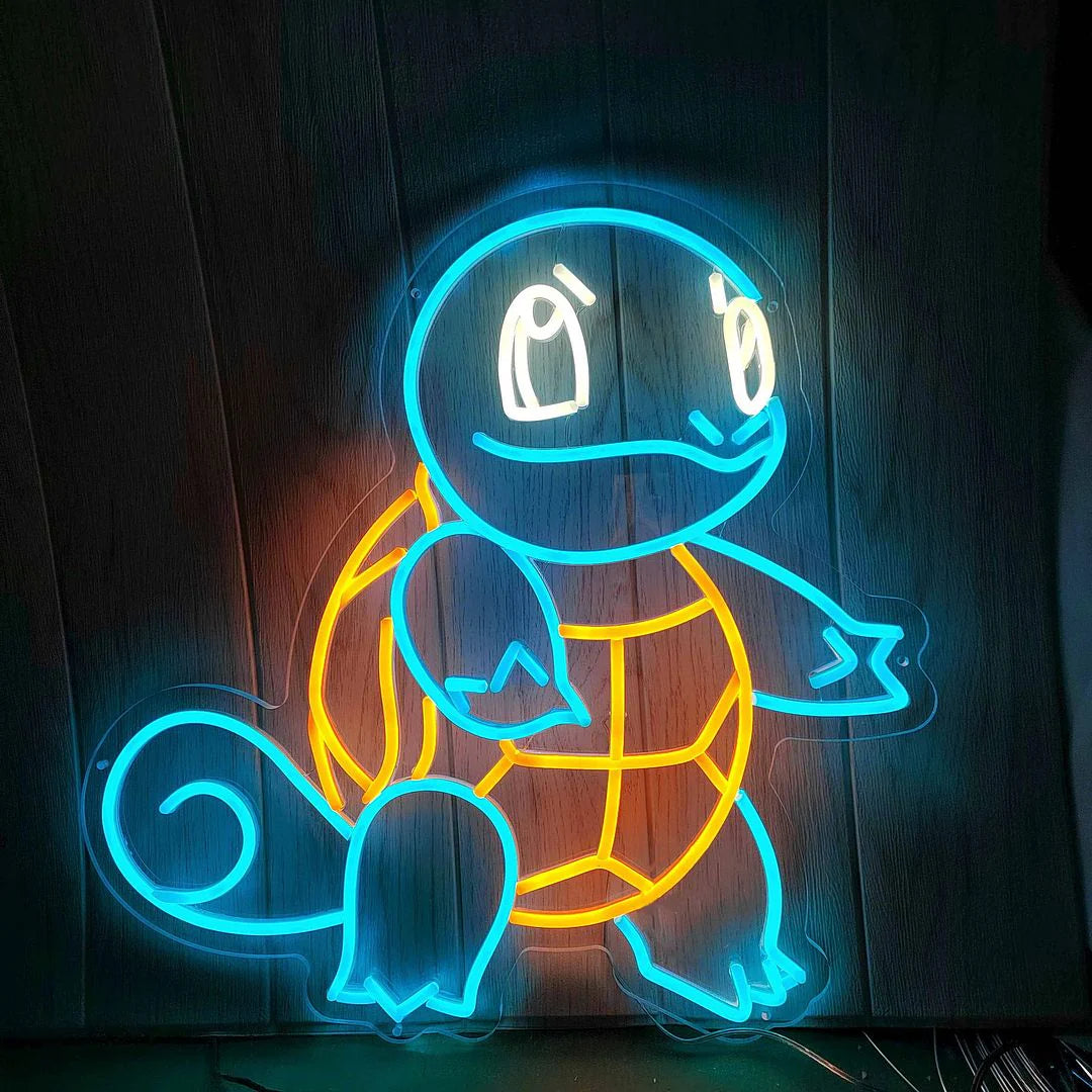 Squirtle Neon Sign