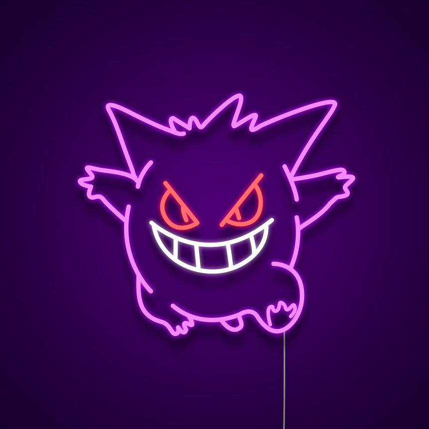 Pokemon Gengar Neon Sign