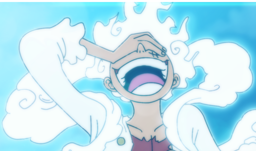 Luffy Gear 5 Neon Sign