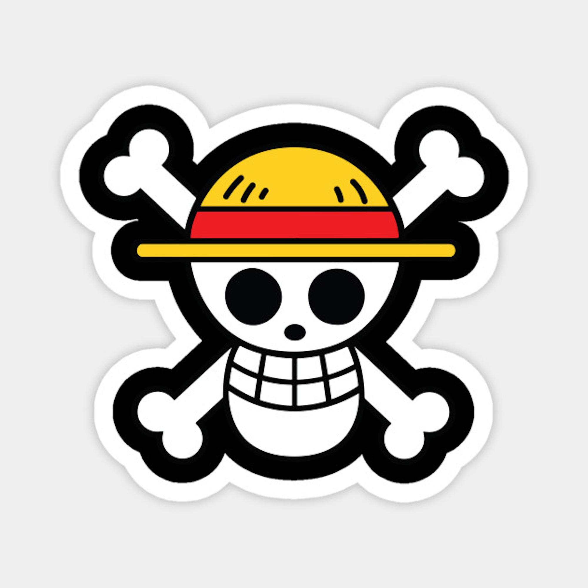 Straw Hats Jolly Roger Neon Sign