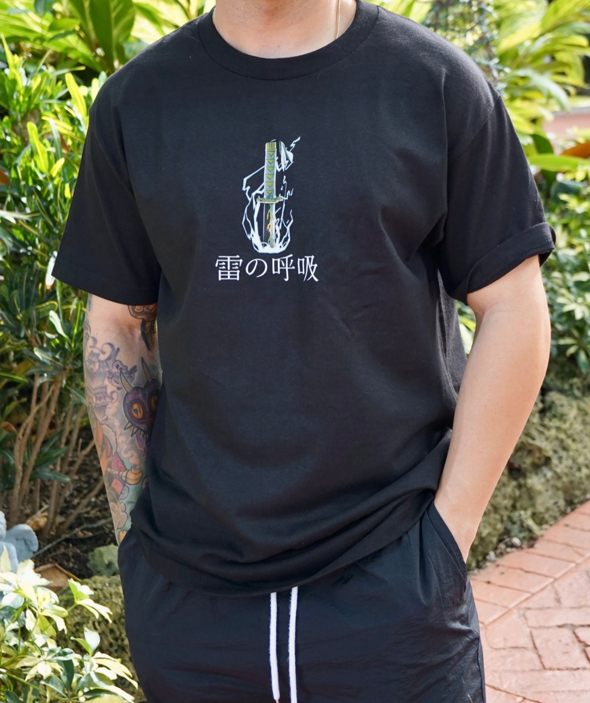 Demon Slayer -  Zenitsu Thunder Breathing Anime Shirt - DaWeebStop